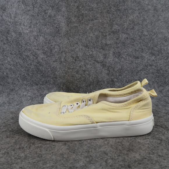 Old Navy Shoes Kids 12 Slip On Sneakers Casual Canvas Morning Sunshine Trainers - Picture 4 of 11